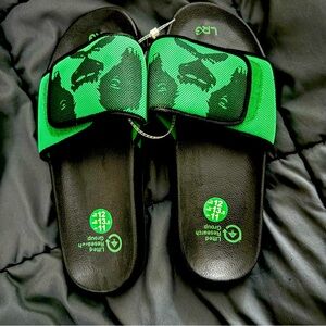 LRG Men's Logo Stacked Slides Sandal Shoes